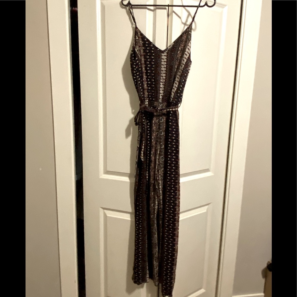 F21 jumpsuit with tie waist